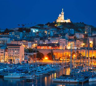 vue panoramique des arrondissements de Marseille